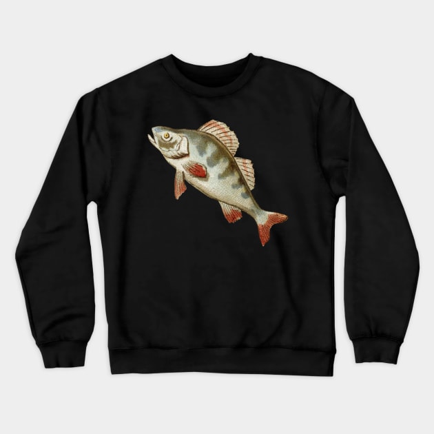 Here Fishy Fishy Crewneck Sweatshirt by Shy Guy Creative